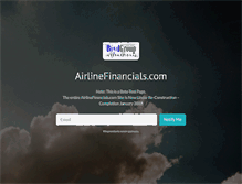 Tablet Screenshot of airlinefinancials.com